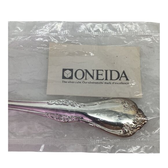 VTG Oneida Silversmiths Seasons Greetings Silverplate Flatware Pie Server - Picture 2 of 4